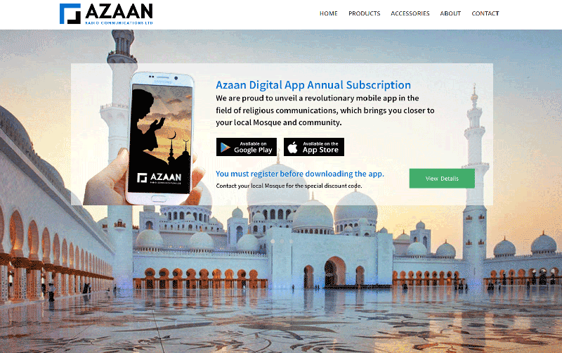 azaan website