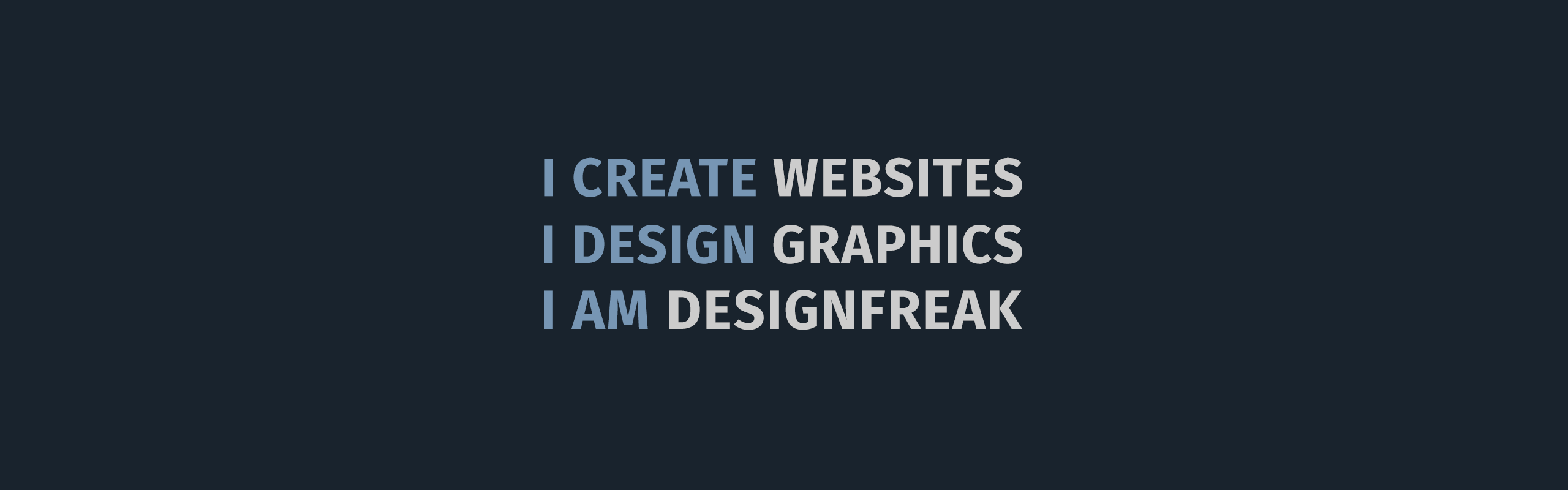 designfreak homepage banner