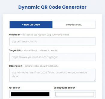 Dynamic QR Code Generator