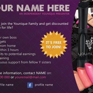 Younique Blitz Postcard Recruit Design - Landscape