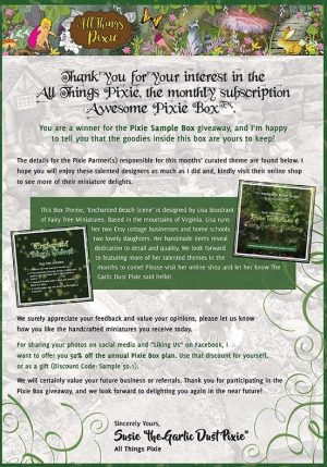 all things pixie a5 leaflet