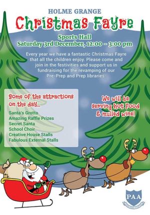 holme grange christmas a5 leaflet
