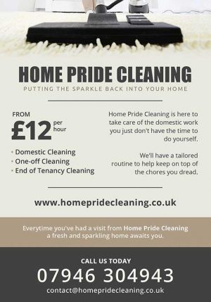 home pride a5 leaflet