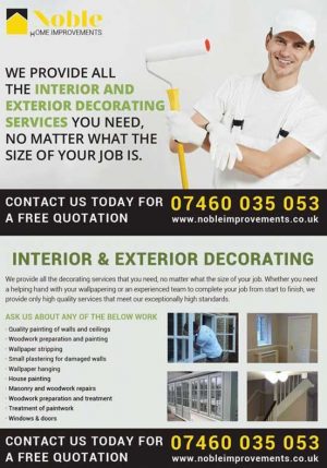 noble improvements a5 leaflet