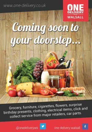 one delivery a5 leaflet