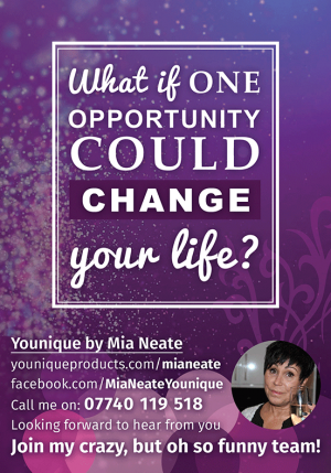 younique a5 leaflet